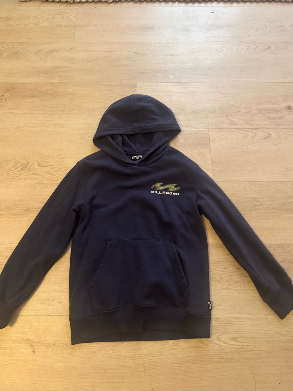 Billabong Dark Navy Pullover Hoodie with Small Logo. Never worn, no tags!